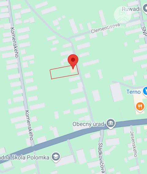 Rovinatý pozemok na predaj Polomka - okr. Brezno