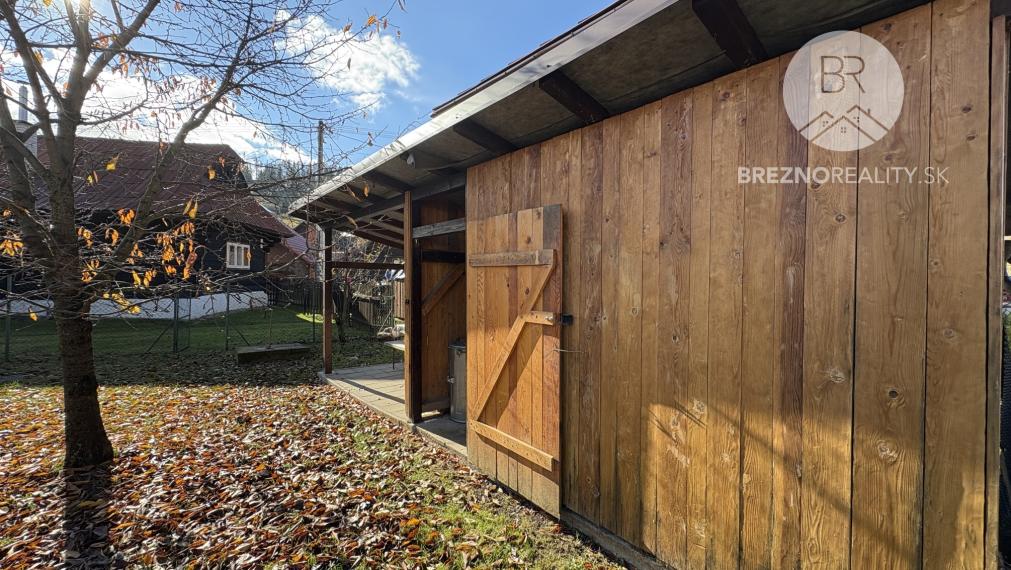 Na predaj tradičná drevenica v Čiernom Balogu