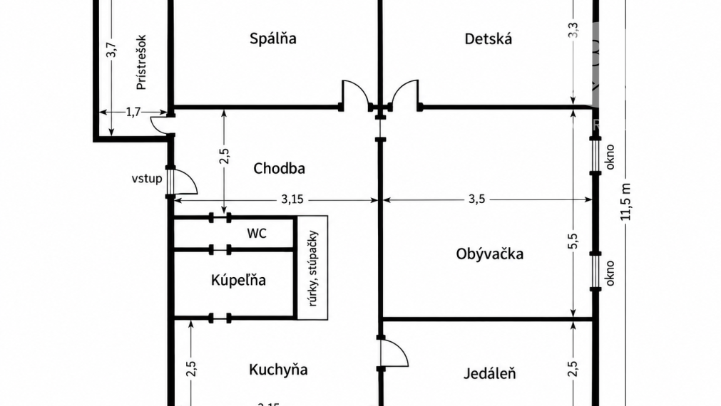 NAJLACNEJŠÍ priestranný 4-izbový byt s 2 balkónmi a skvelou dispozíciou v Brezne